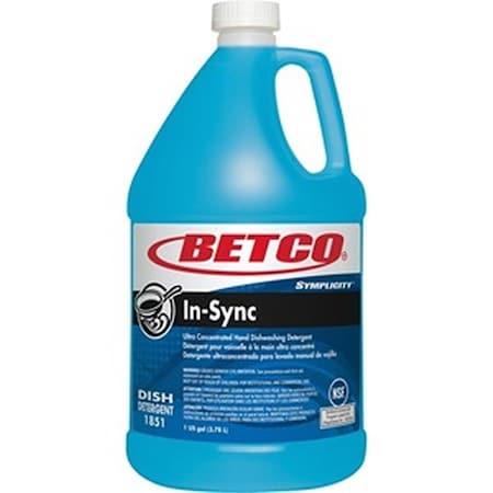 Betco Simplicity In-Sync Dishwashing Detergent, Blue BET18510400